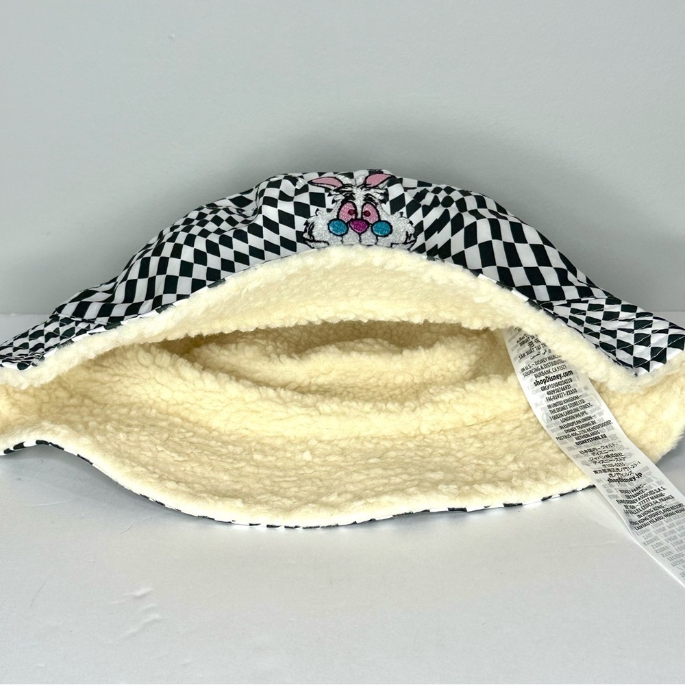 Disney Parks Alice in Wonderland White Rabbit Bucket Hat for Adults - Picture 5 of 6